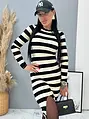 Csíkos kötött ruha RINALI