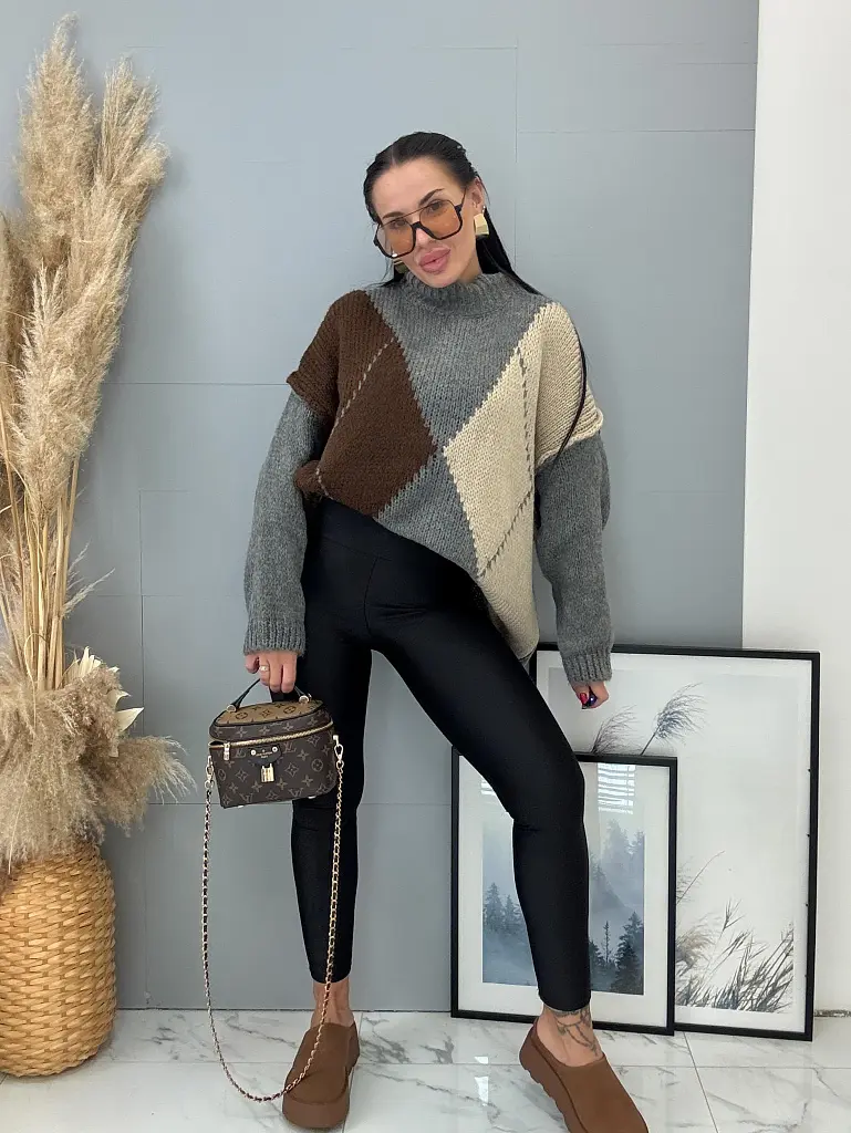 Kötött oversized pulóver DAILA