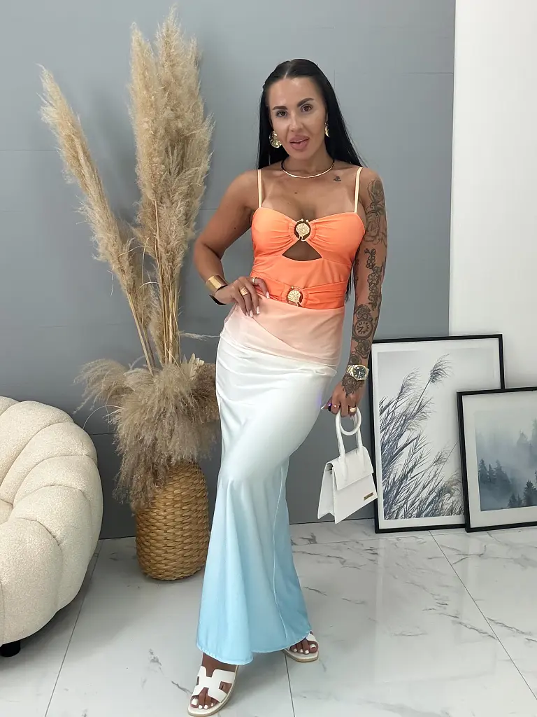 Pántos hosszú ruha ZAREEN