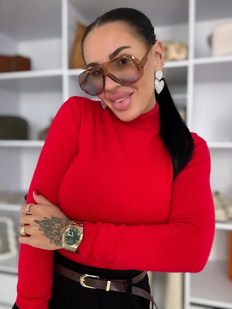 Garbós basic pulóver JORENA