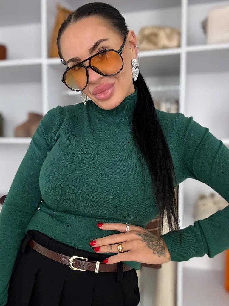 Garbós basic pulóver JORENA