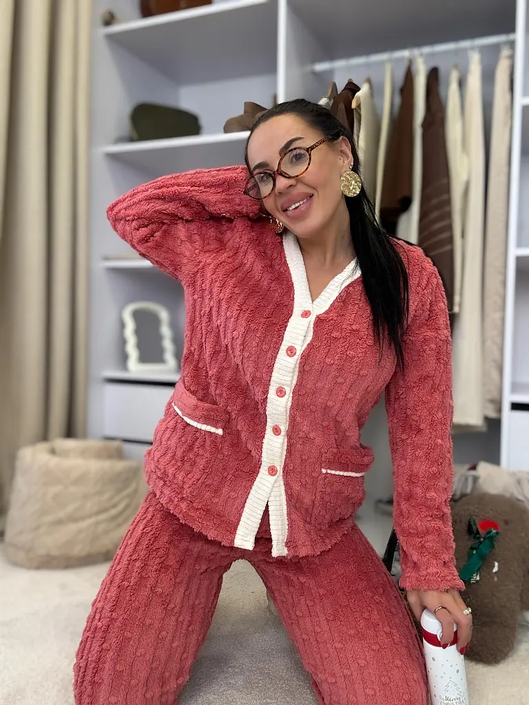 Női meleg pizsama ALANA