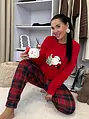 Női meleg pizsama MIKULÁS