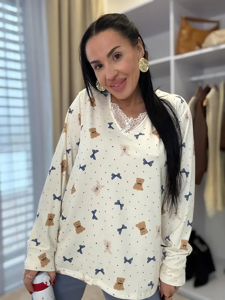 Női meleg pizsama MACKÓ - next