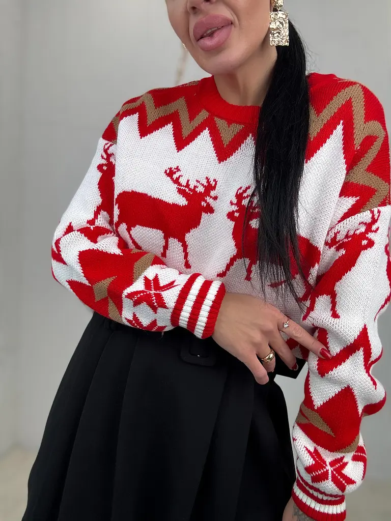 Női karácsonyi pulóver LORENA - next