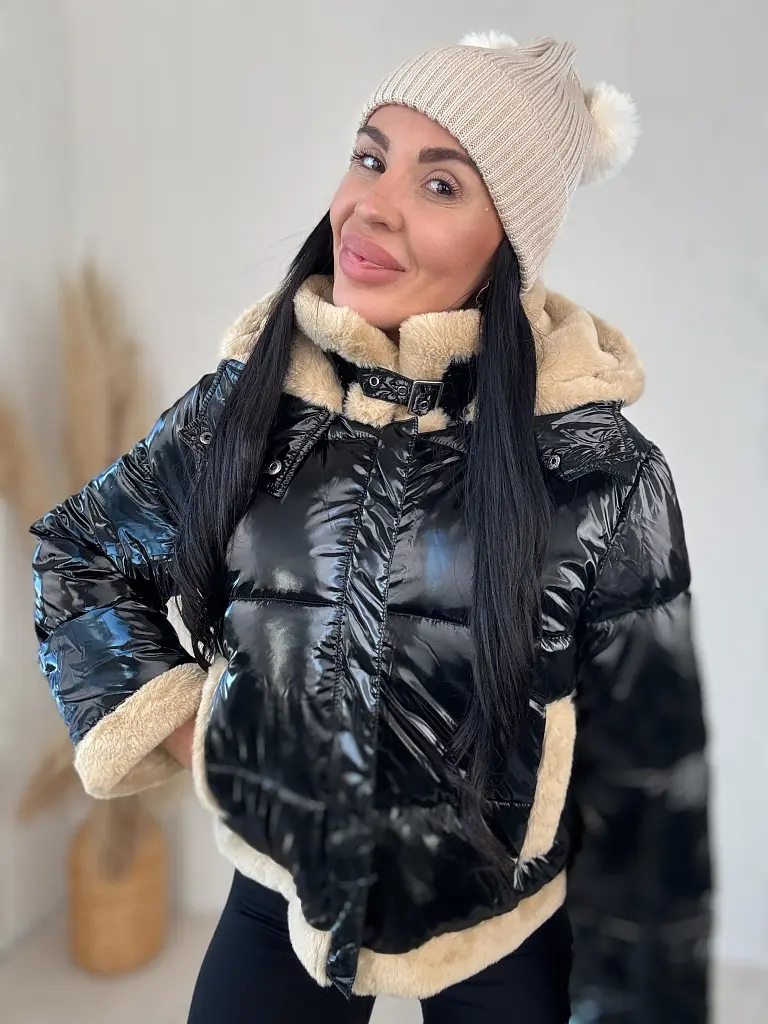 Kapucnis kabát szőrmével BRANIA - next