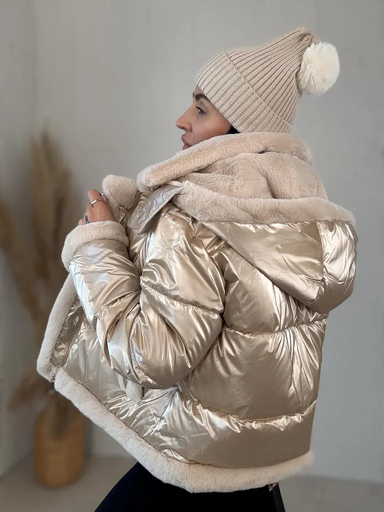 Kapucnis kabát szőrmével BRANIA - next