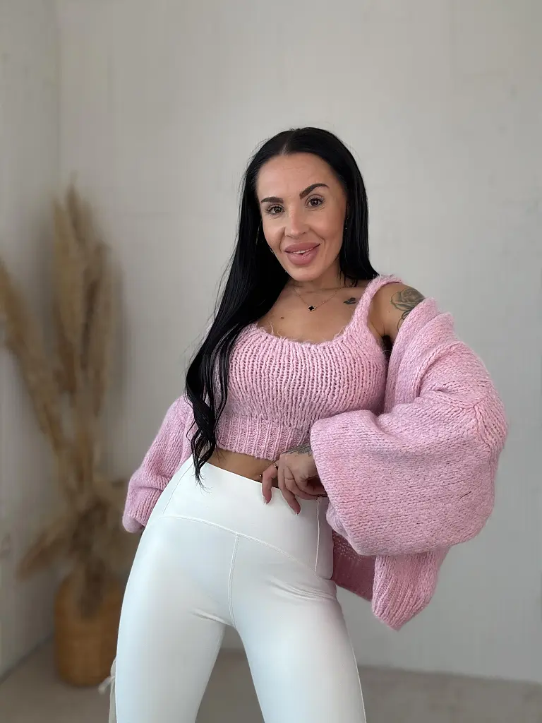 Műbőr leggings magas derékkal - next