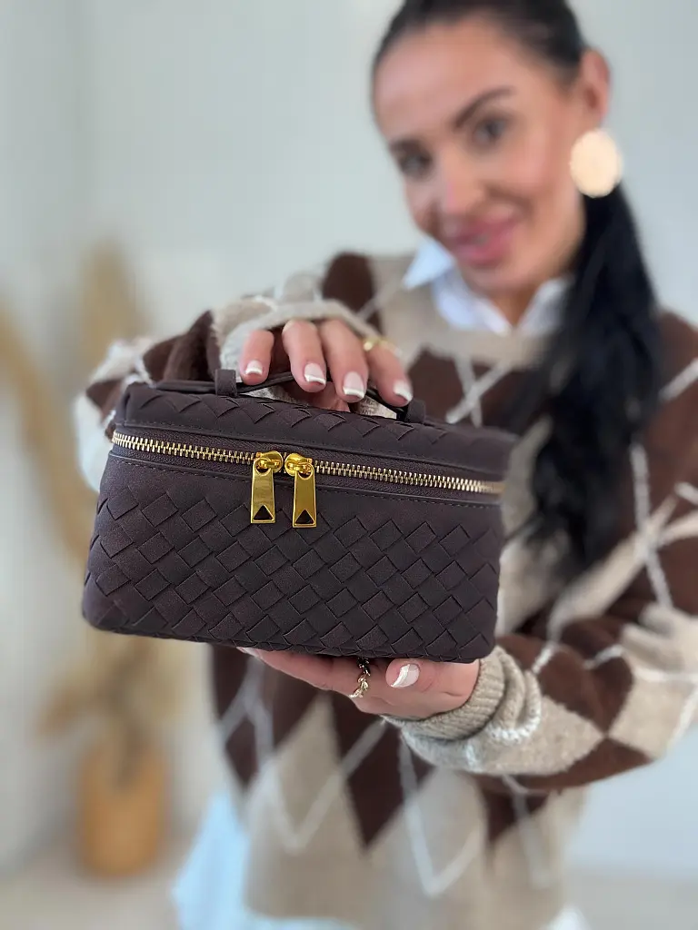 Női szövött mintás táska ALEENA