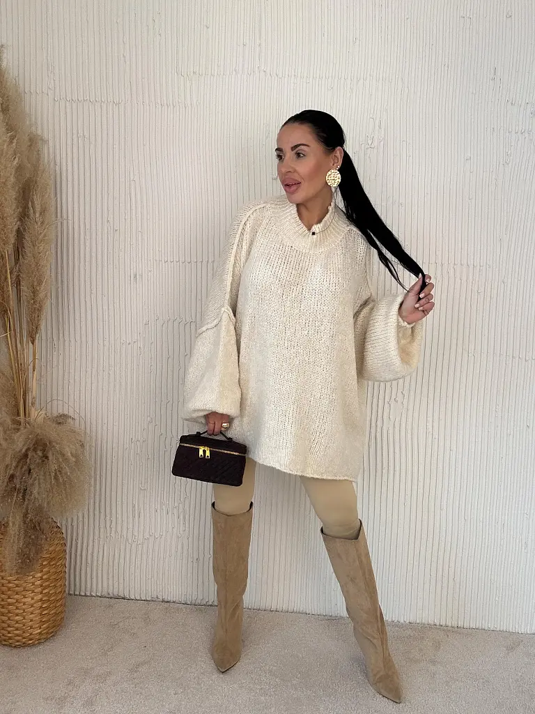 Kötött oversized pulóver CATINA