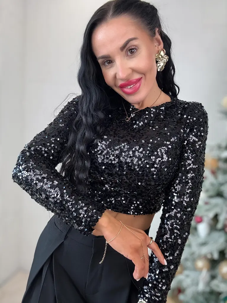 Flitteres női blúz ZARINA - next