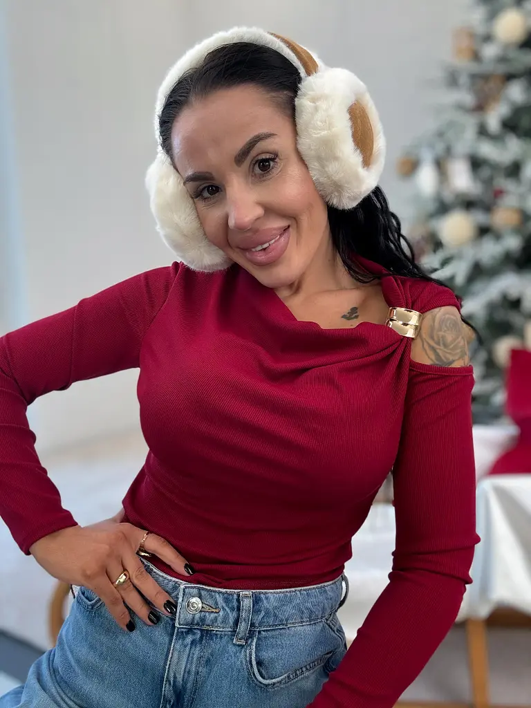 Bordázott anyagú felső arany díszítéssel ULANI - next