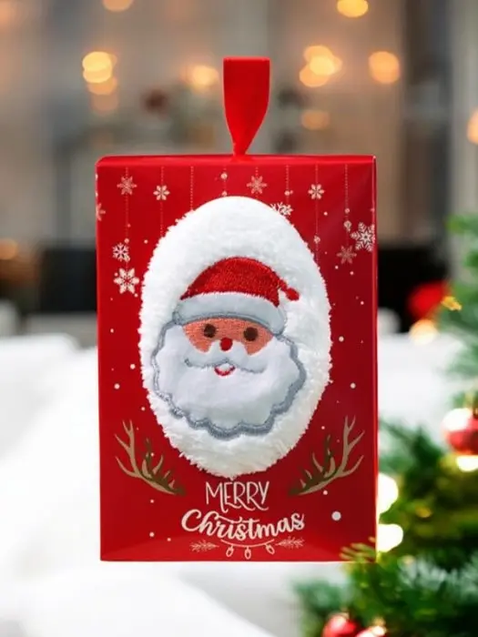 Karácsonyi törölköző MIKULÁS mintával