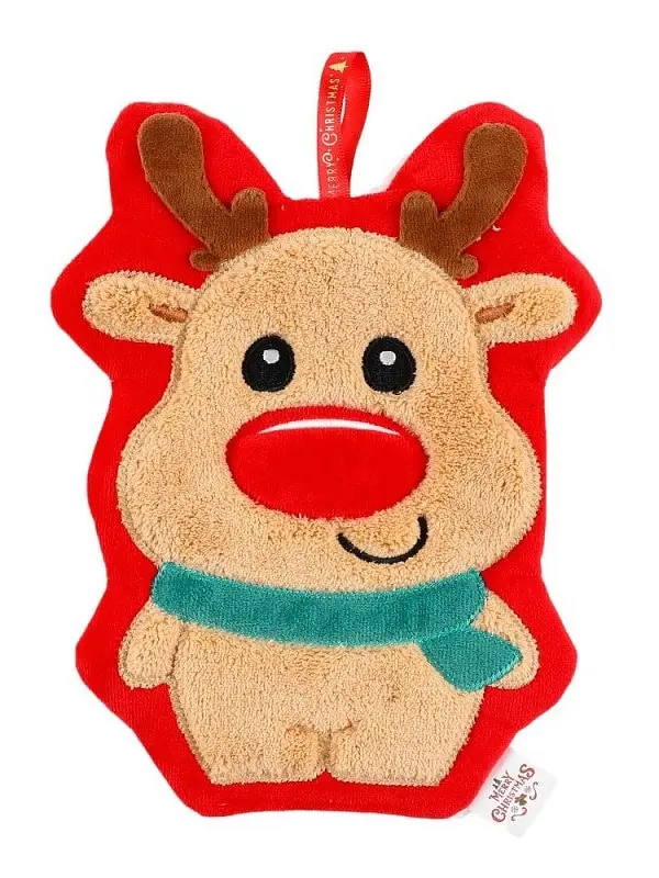 Karácsonyi kéztörlő RÉNSZARVAS motívummal