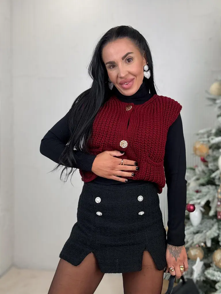 Strukturált szoknyanadrág MAHLIA