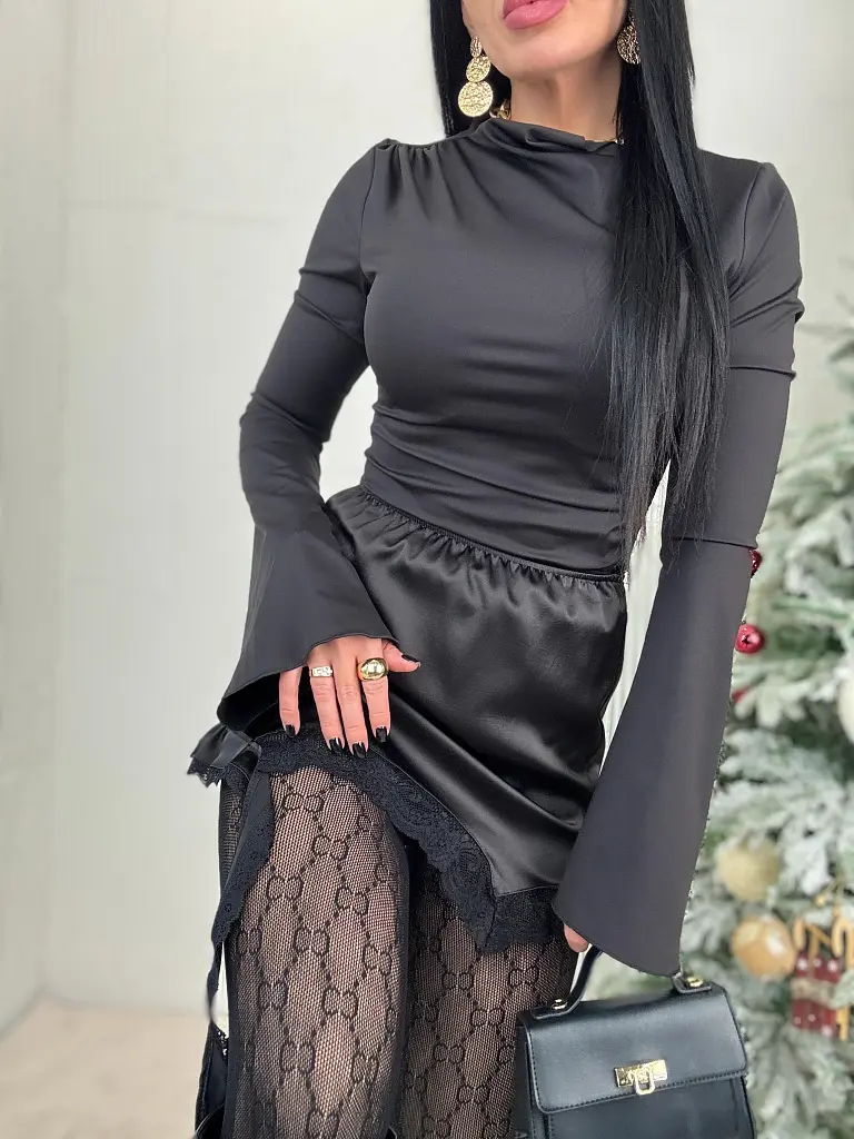 Szetén szoknya csipkével SAMERIA - next