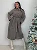 Szürke kabát övvel SNUVIA