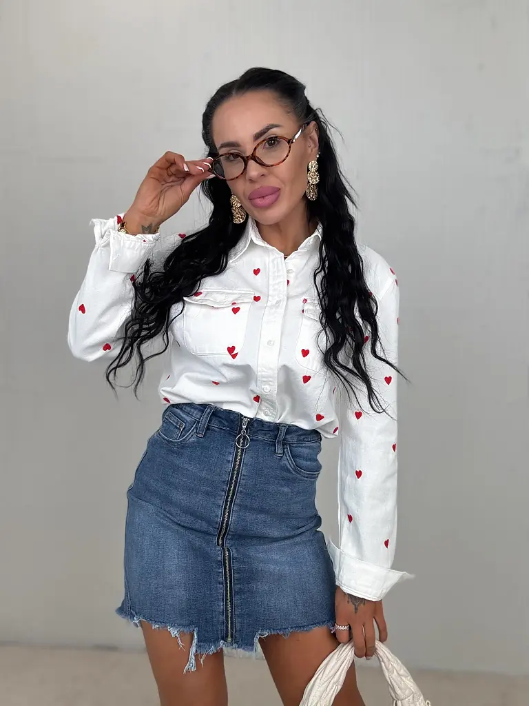 Cipzáras farmerszoknya DENISA