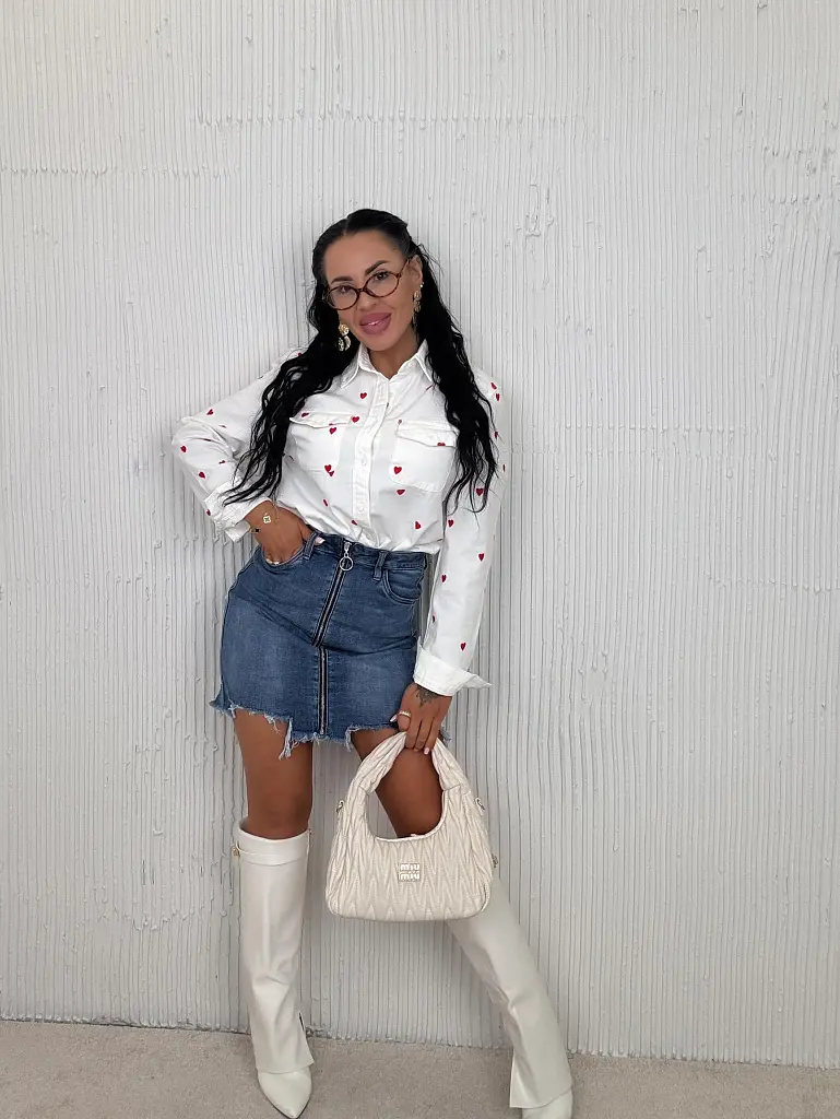 Cipzáras farmerszoknya DENISA - next