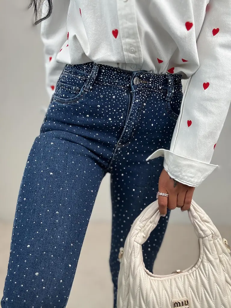 Kövekkel díszített push-up farmer RIANA - next