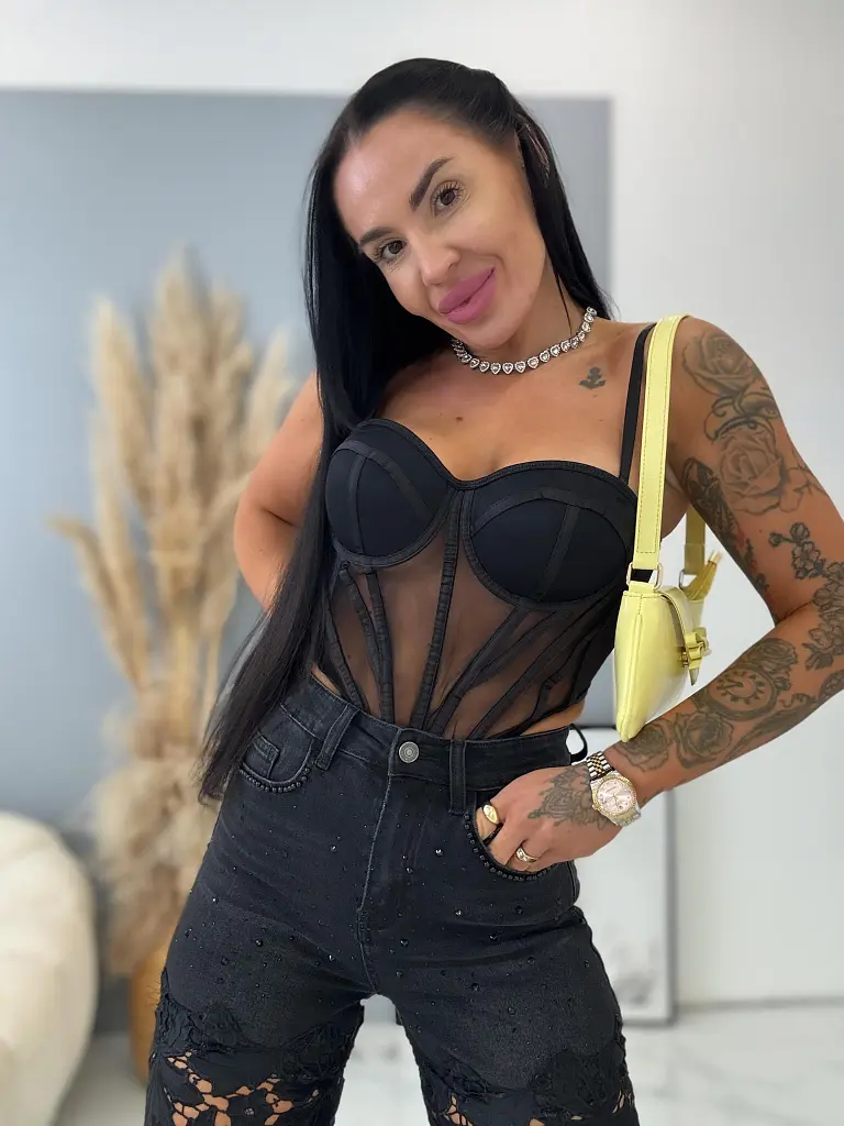 Push-up korzett top SHEELA - next