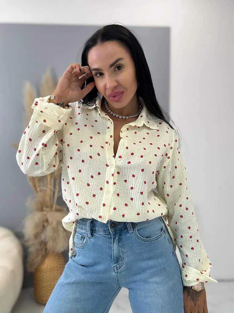 Eprecskés muszlin női blúz SHURI - next