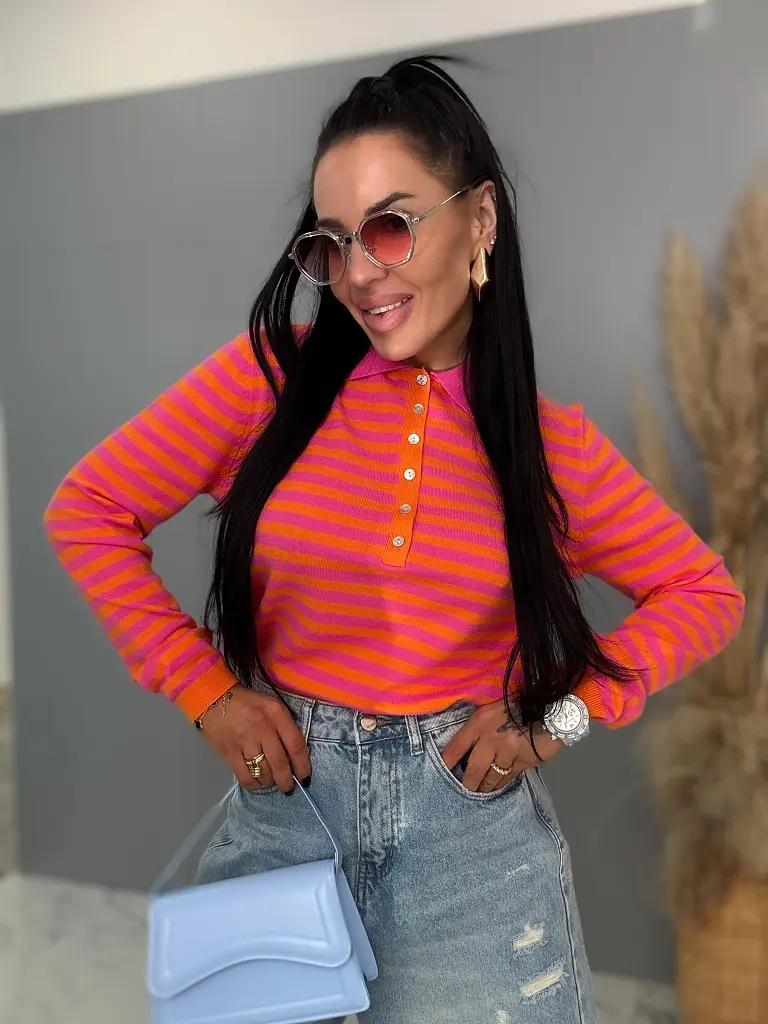 Pulóver gombolópánttal ANNE  - next