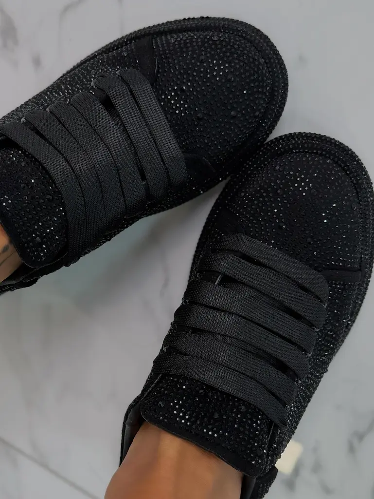 Csillogós platformos tornacipő ANEKA - next