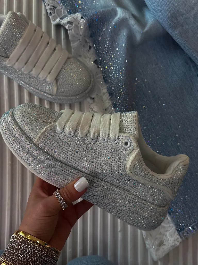 Csillogós platformos tornacipő ANEKA