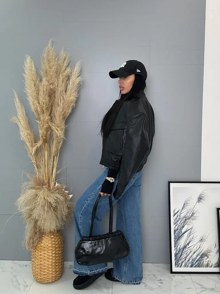 Műbőr kabát válltöméssel NALONA - next