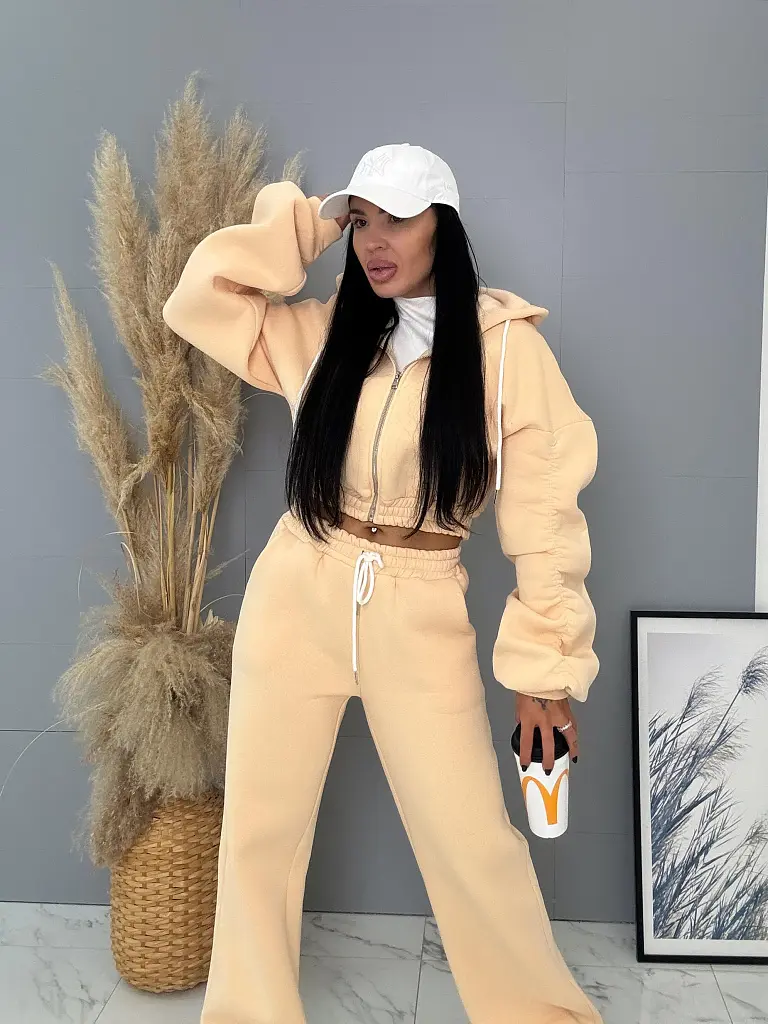 Női kapucnis meleg sportos szabadidő szett NIVERA - next