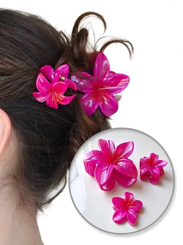 Három darabos hajcsat szett