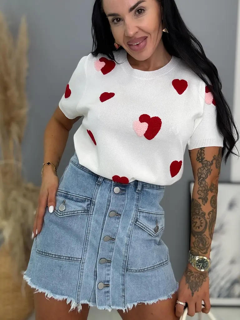 Elöl gombos farmer skort NANNY - next