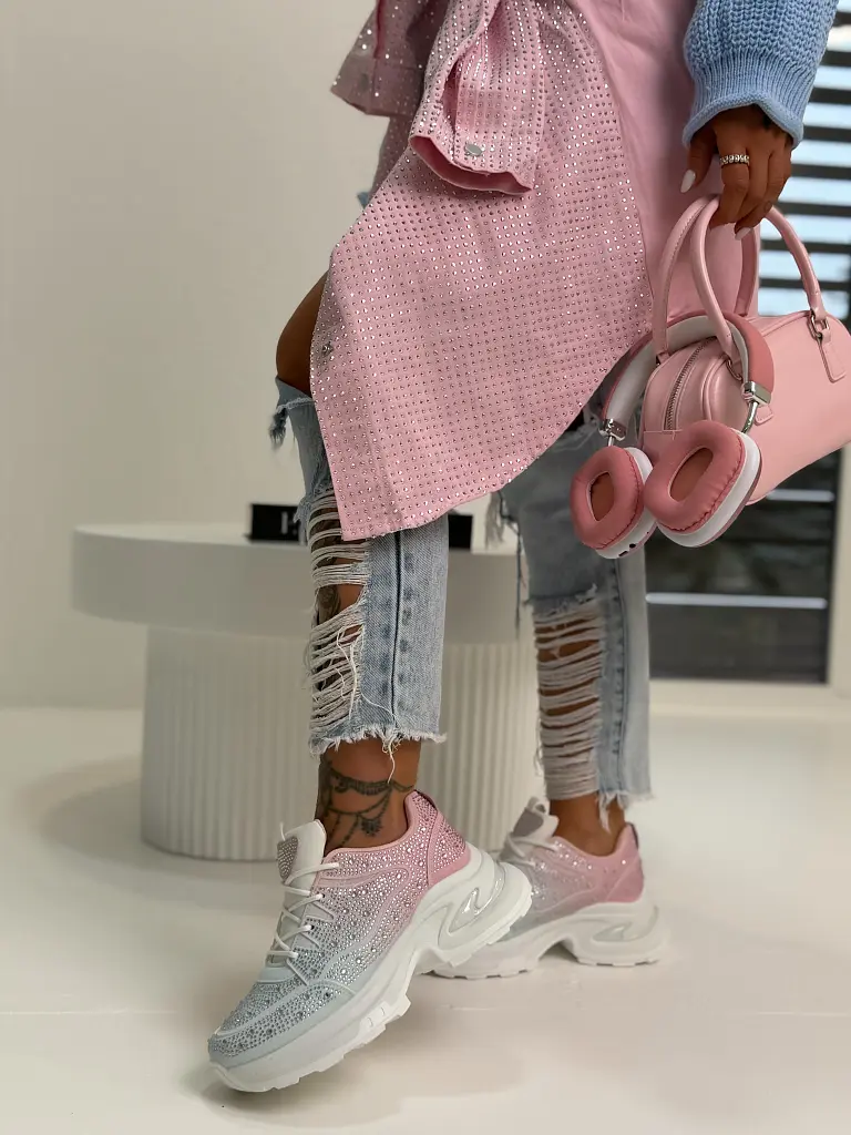 Csillogós platformos sportcipő SERRY - next