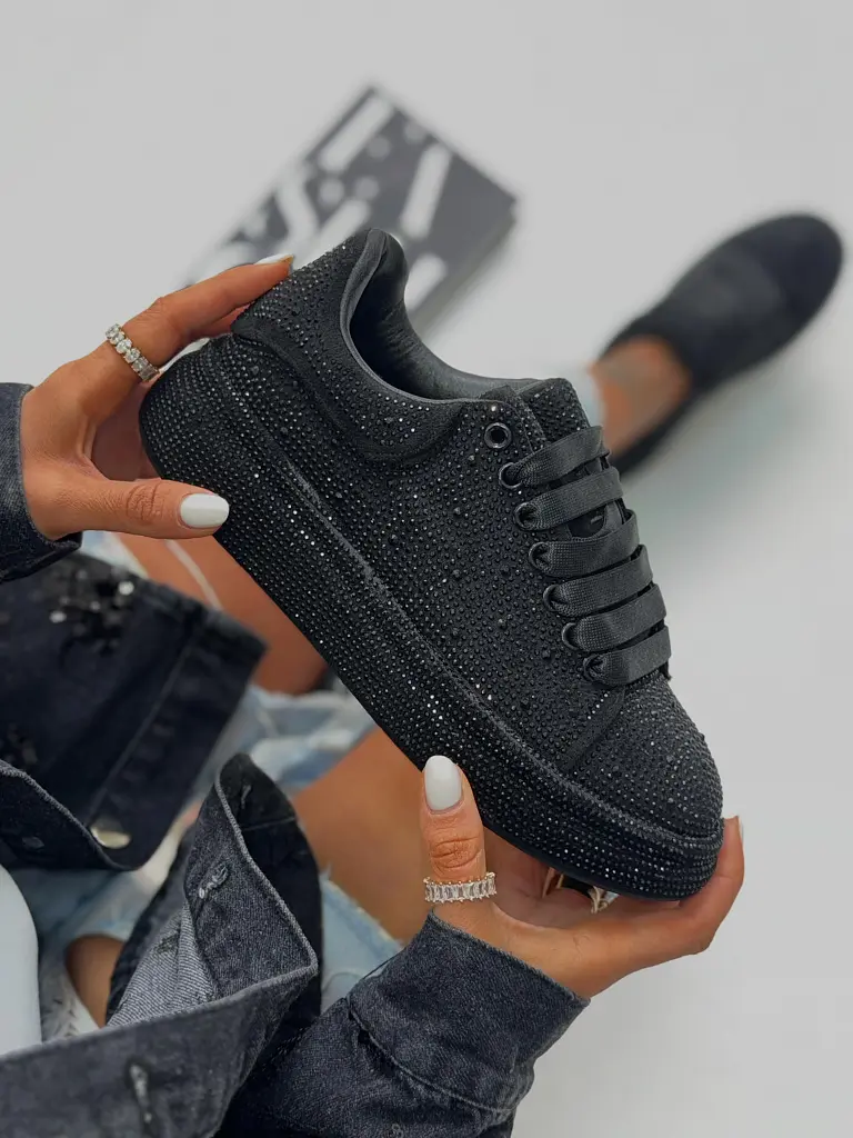 Csillogós platformos tornacipő ANEKA