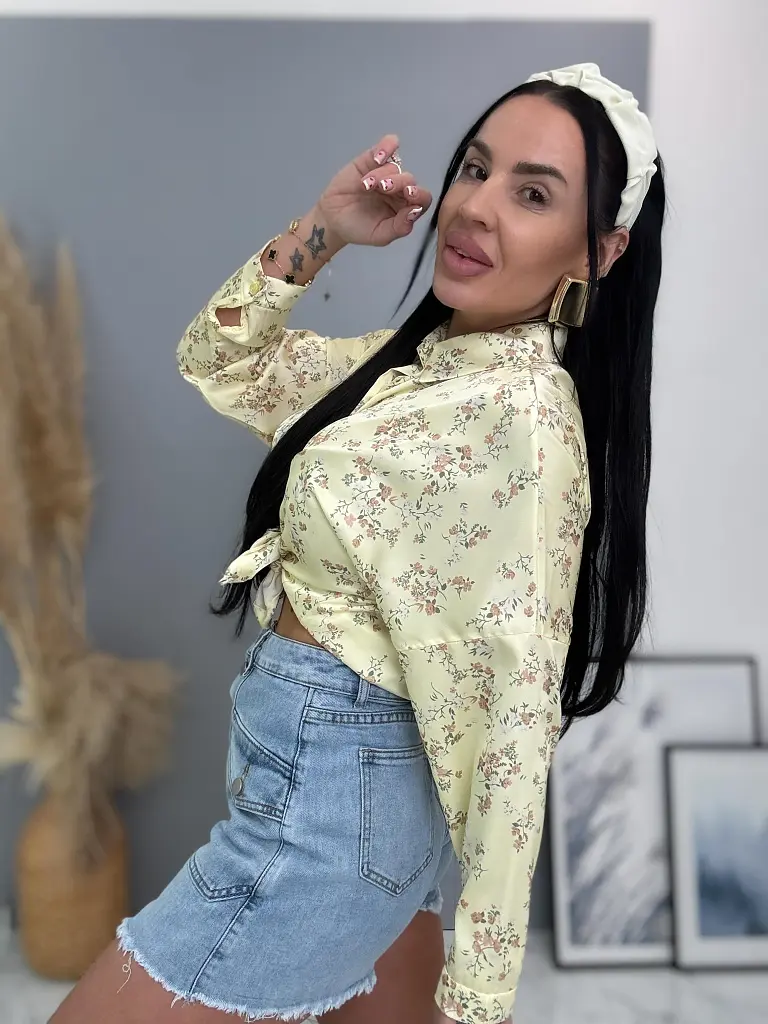 Virágmintás  megkötős blúz DANETA - next