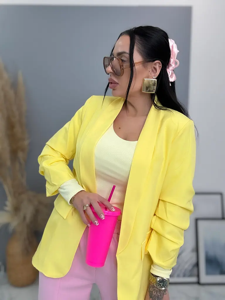 Sárga női zakó LILLA