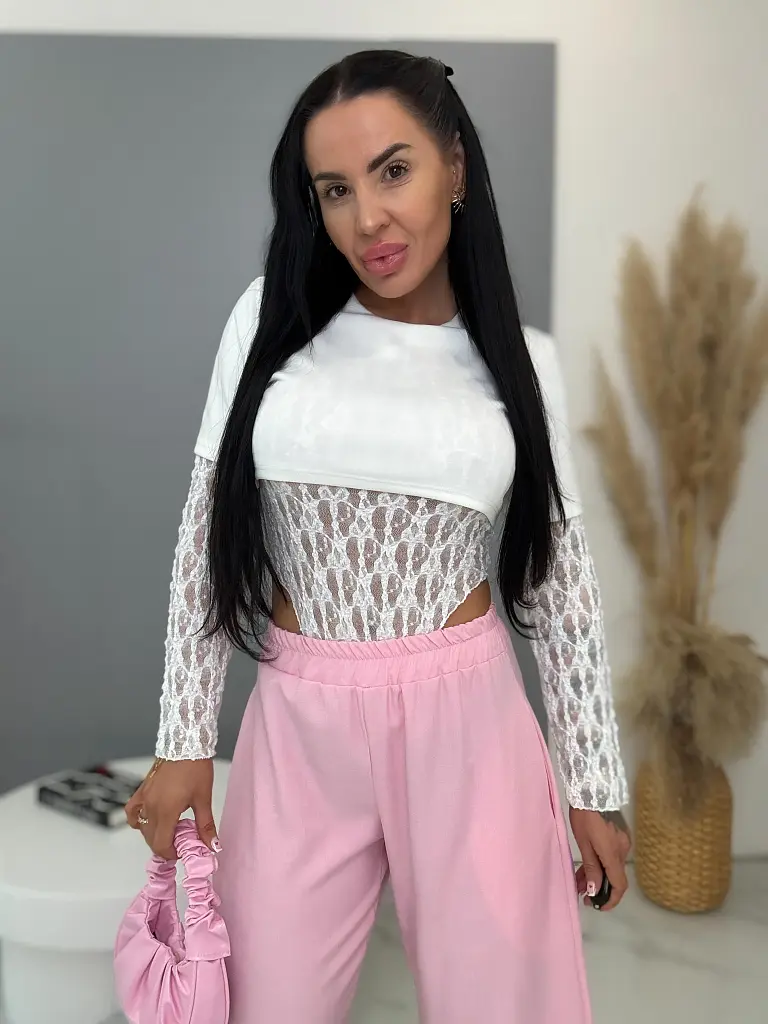 Női csipkés body trikóval MARQETA - next