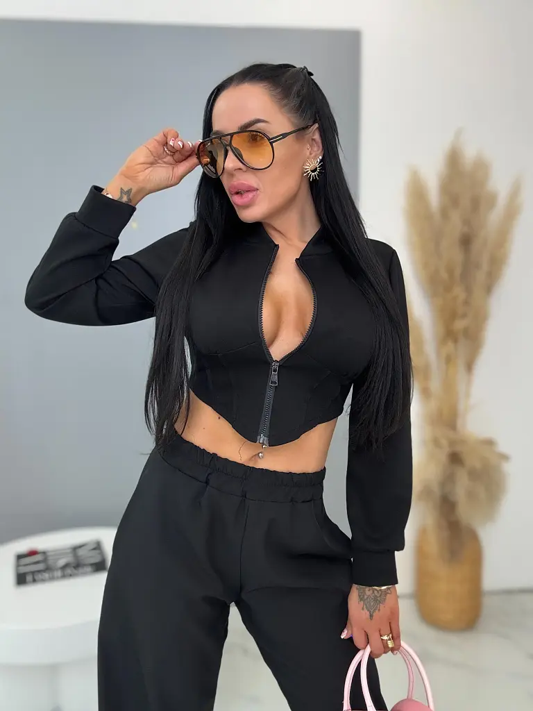 Cipzáros crop felső ARIKA