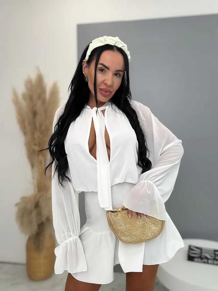 Megkötős sifon ruha KLARITA