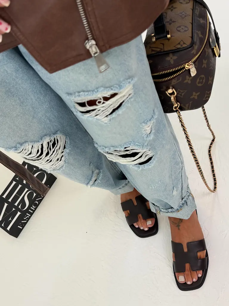 Barna dámske šľapky MEREDITH - next