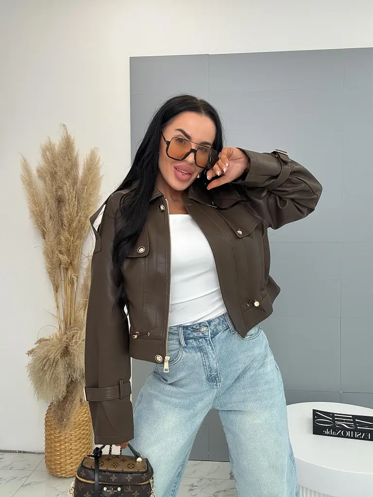 Műbőr kabát SARIYA