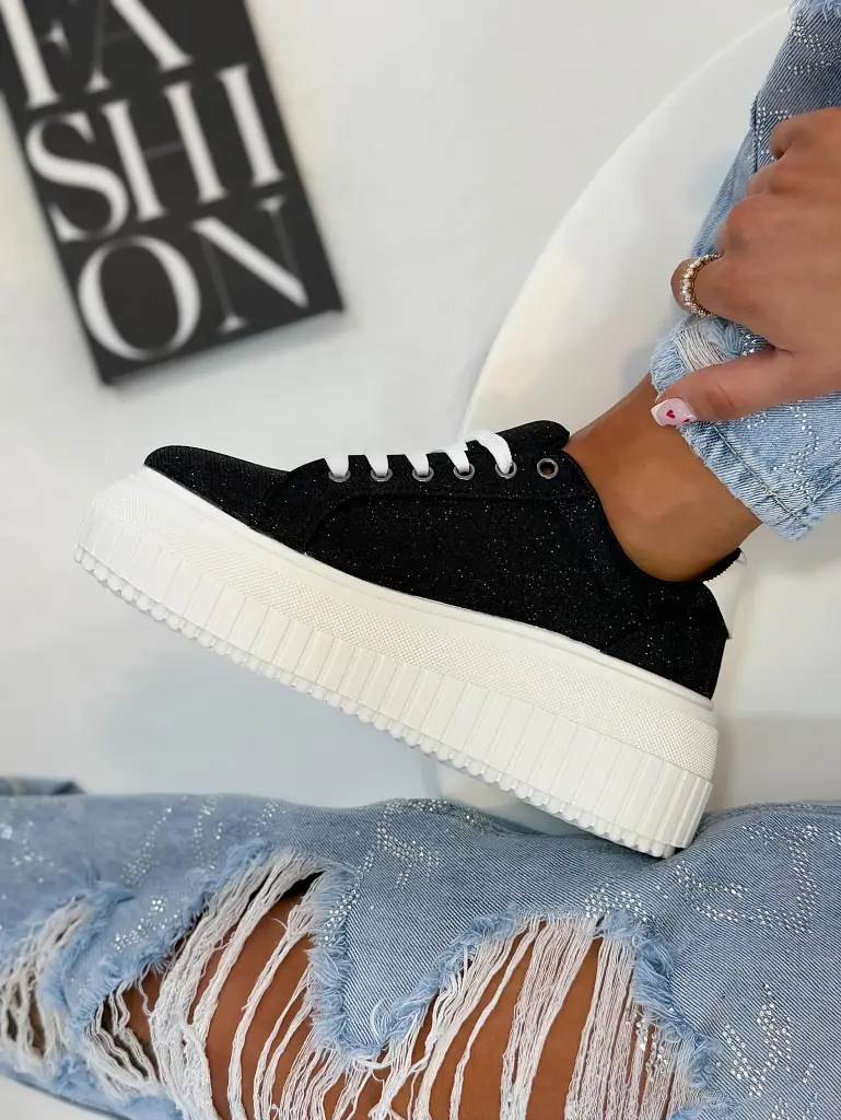 Csillogós platformos sportcipő NERIDA - next