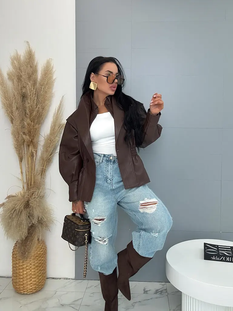 Műbőr kabát ELISE - next