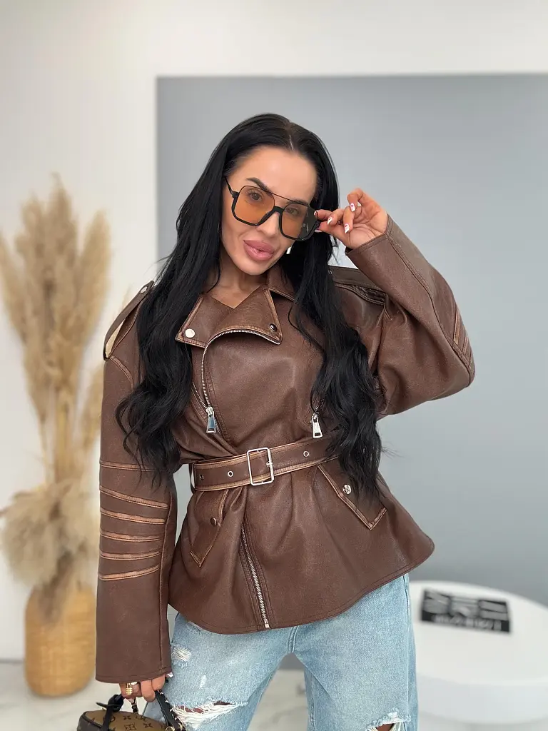 Műbőr kabát KIARA