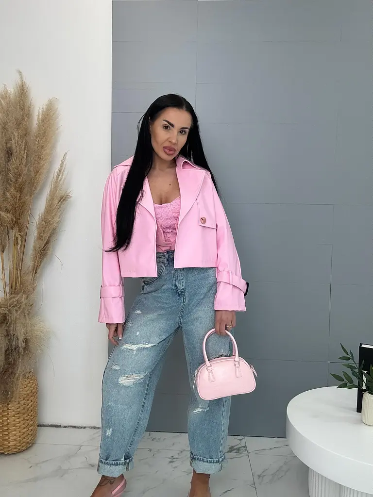 Műbőr kabát PINK - next