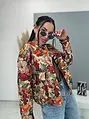 Virágmintás bomber kabát FLOWER