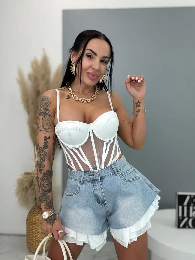 Extravagáns kombinált farmersort FERENA