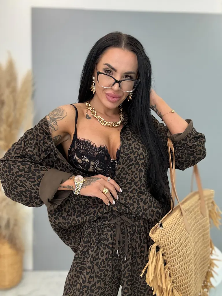 Kétrészes szett leopárdmintával ALBA - next