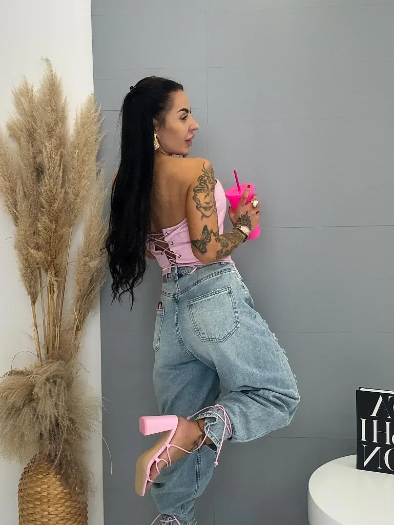 KAMA felső hátul fűzővel - next